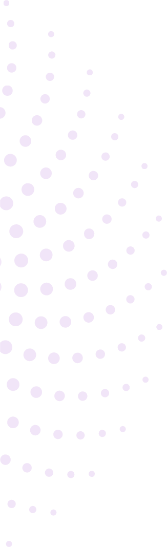 violet polka dots